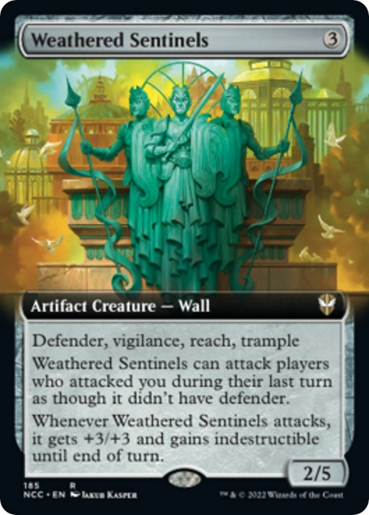 Weathered Sentinels (Extended Art) (185) [NCC] - MTG Single