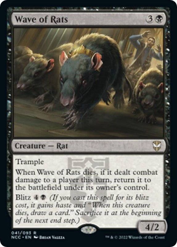 Wave of Rats (41) [NCC] - MTG Single