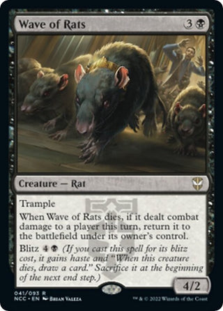 Wave of Rats (41) [NCC] - MTG Single