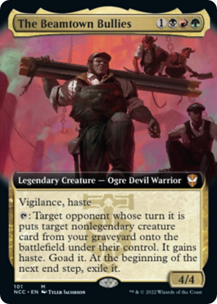 The Beamtown Bullies (Extended Art) (101) [NCC] - MTG Single