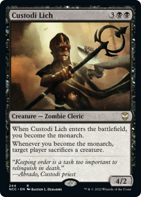 Custodi Lich (244) [NCC] - MTG Single