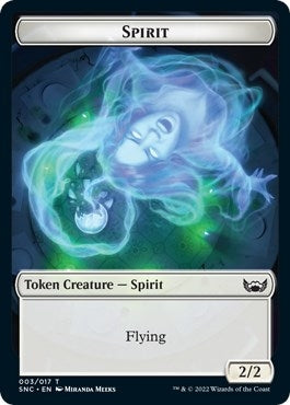 Spirit Token (0) [SNC] - MTG Single