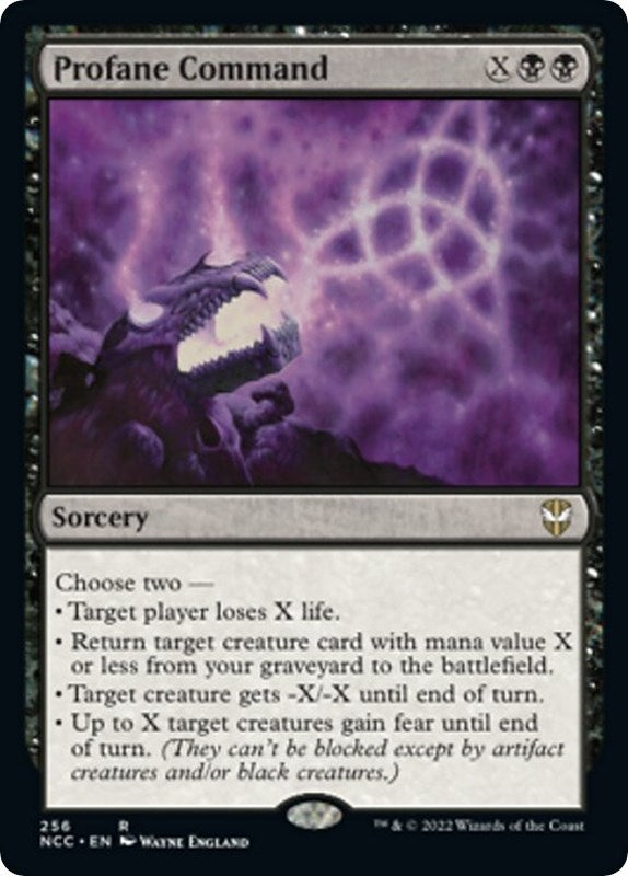 Profane Command (256) [NCC] - MTG Single