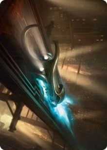 Run Out of Town Art Card (13) [ASSNC] - MTG Single