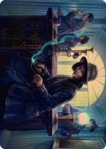Wiretapping Art Card (15) [ASSNC] - MTG Single