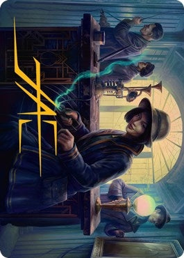 Wiretapping Art Card (Gold-Stamped Signature) (15) [ASSNC] - MTG Single