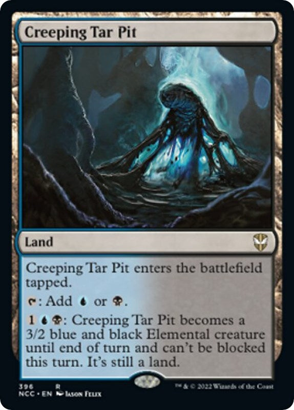 Creeping Tar Pit (396) [NCC] - MTG Single