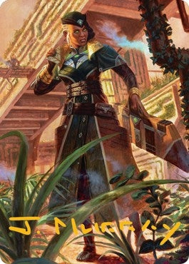 Vivien on the Hunt Art Card (Gold-Stamped Signature) (22) [ASSNC] - MTG Single