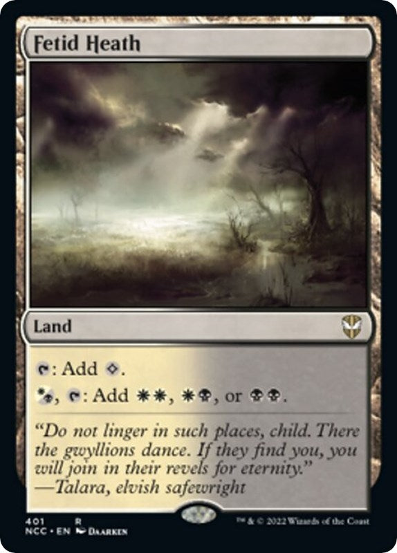 Fetid Heath (401) [NCC] - MTG Single