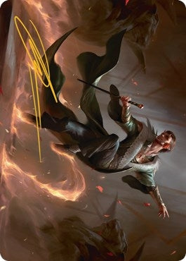 Fleetfoot Dancer Art Card (Gold-Stamped Signature) (26) [ASSNC] - MTG Single
