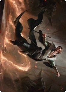 Fleetfoot Dancer Art Card (26) [ASSNC] - MTG Single