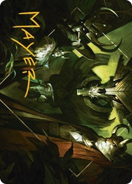 Meeting of the Five Art Card (Gold-Stamped Signature) (30) [ASSNC] - MTG Single