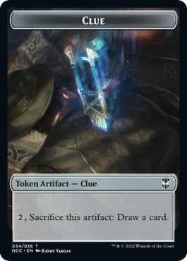 Clue // Elemental (005) Double-sided Token (0) [NCC] - MTG Single
