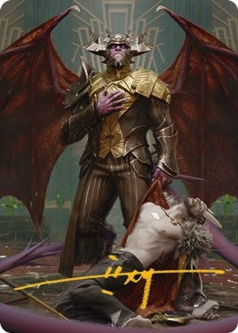 Ob Nixilis the Adversary Art Card (31/81) (Gold-Stamped Signature) (31) [ASSNC] - MTG Single