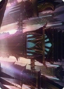 Skybridge Towers Art Card (37) [ASSNC] - MTG Single