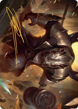 Perrie the Pulverizer Art Card (Gold-Stamped Signature) (43) [ASSNC] - MTG Single