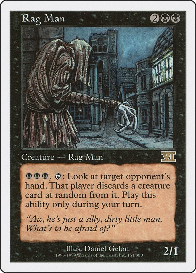 Rag Man (151) [6ED] - MTG Single