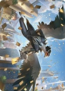 Skyboon Evangelist Art Card (51) [ASSNC] - MTG Single