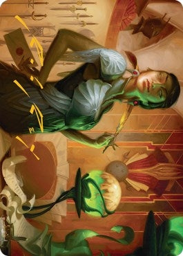 Mari the Killing Quill Art Card (Gold-Stamped Signature) (57) [ASSNC] - MTG Single
