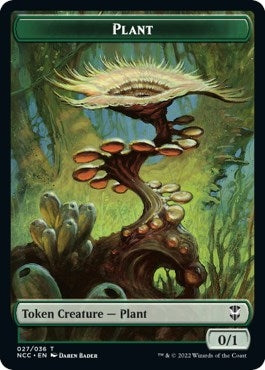 Plant // Beast Double-sided Token (0) [NCC] - MTG Single