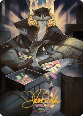 Masked Bandits Art Card (Gold-Stamped Signature) (69) [ASSNC] - MTG Single