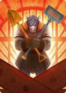 Mr. Orfeo the Boulder Art Card (70) [ASSNC] - MTG Single