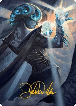 Queza Augur of Agonies Art Card (Gold-Stamped Signature) (75) [ASSNC] - MTG Single