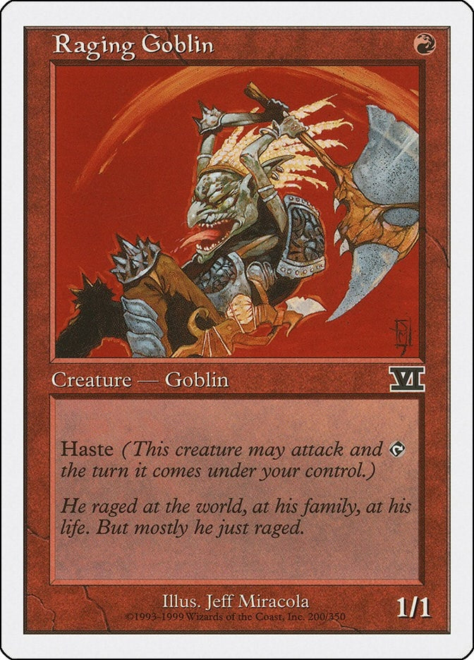 Raging Goblin (200) [6ED] - MTG Single