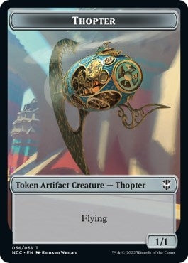 Thopter // Treasure (013) Double-sided Token (0) [NCC] - MTG Single