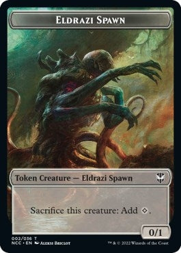 Eldrazi Spawn // Human Double-sided Token (0) [NCC] - MTG Single