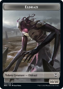 Eldrazi // Human Soldier Double-sided Token (0) [NCC] - MTG Single