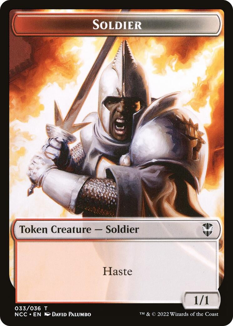 Soldier (033) // Devil Double-sided Token (0) [NCC] - MTG Single