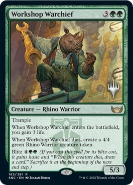 Workshop Warchief (165) [PPSNC] - MTG Single