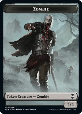 Zombie // Goat Double-sided Token (0) [NCC] - MTG Single