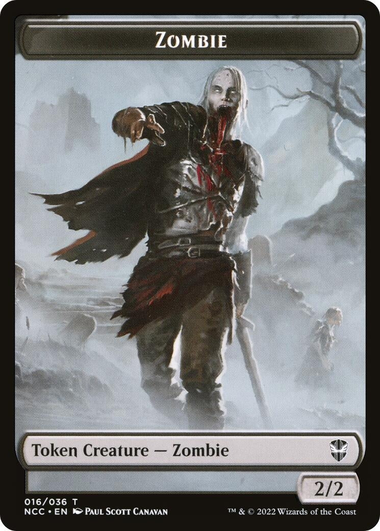 Zombie // Drake Double-sided Token (0) [NCC] - MTG Single