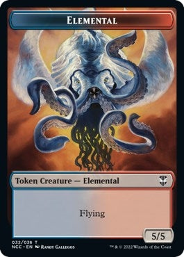 Elemental (032) // Rogue Double-sided Token (0) [NCC] - MTG Single