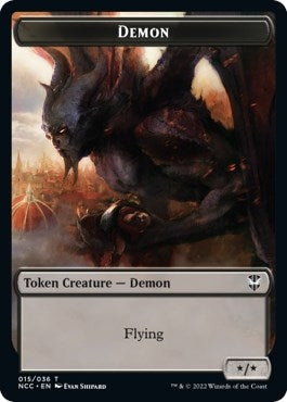 Demon // Copy Double-sided Token (0) [NCC] - MTG Single