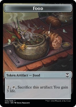 Food // Citizen Double-sided Token (0) [NCC] - MTG Single