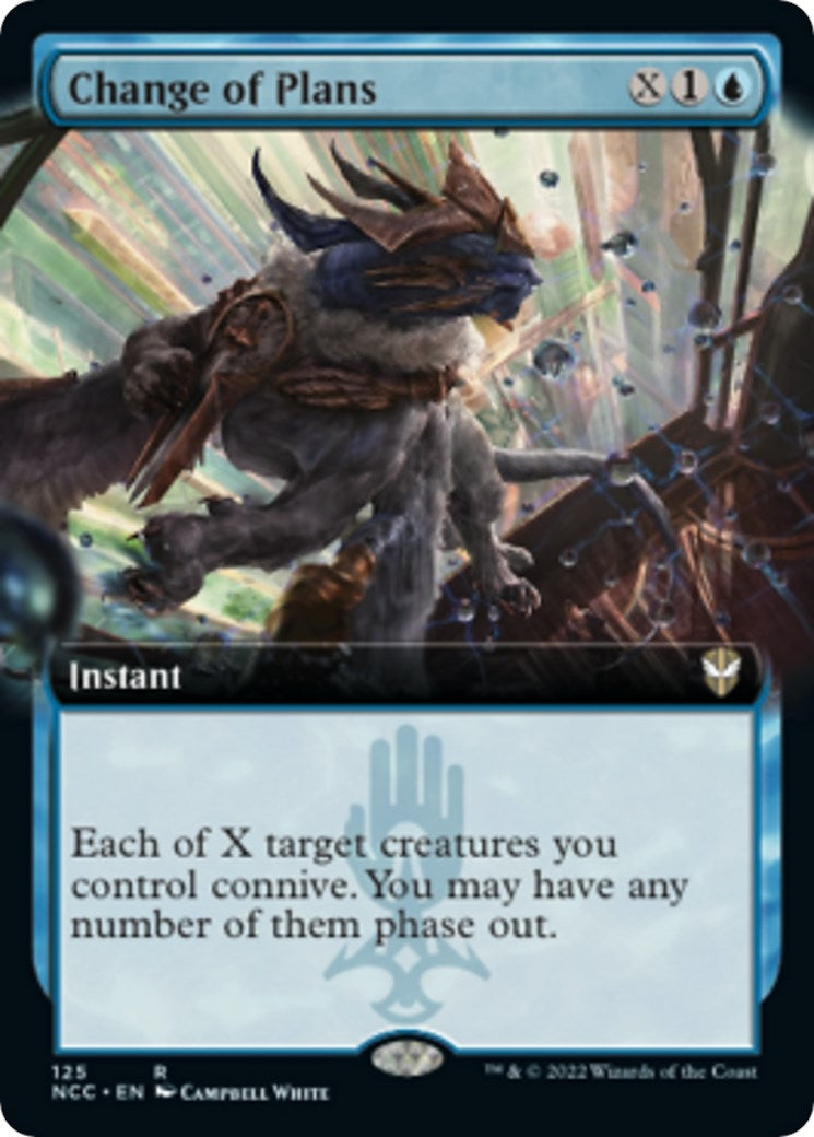 Change of Plans (Extended Art) (125) [NCC] - MTG Single