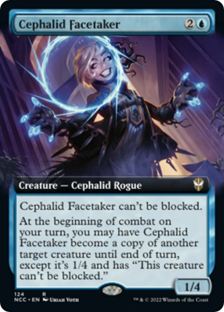 Cephalid Facetaker (Extended Art) (124) [NCC] - MTG Single