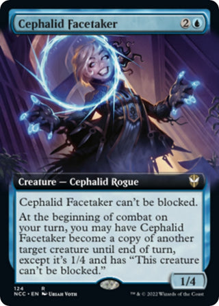 Cephalid Facetaker (Extended Art) (124) [NCC] - MTG Single