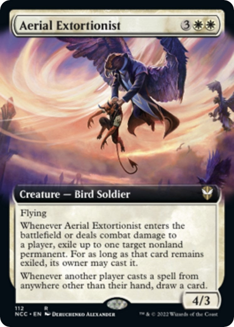 Aerial Extortionist (Extended Art) (112) [NCC] - MTG Single