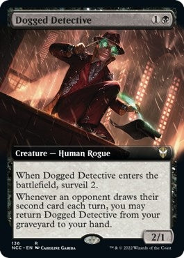 Dogged Detective (Extended Art) (136) [NCC] - MTG Single