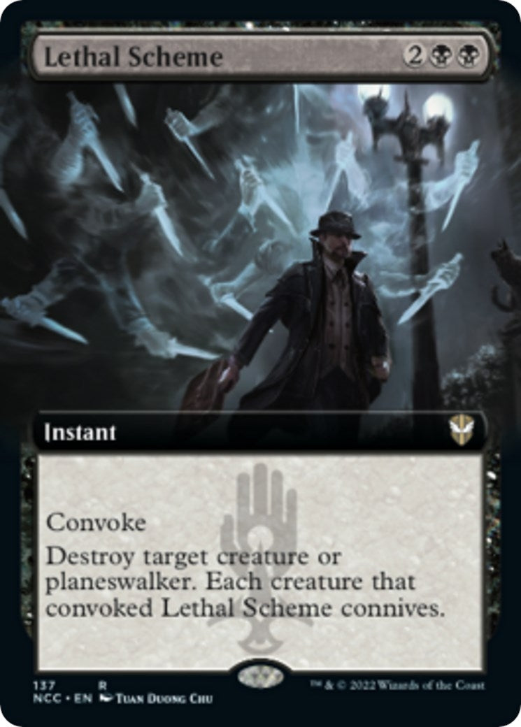 Lethal Scheme (Extended Art) (137) [NCC] - MTG Single