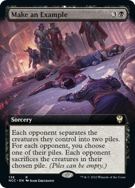 Make an Example (Extended Art) (138) [NCC] - MTG Single