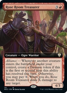 Rose Room Treasurer (Extended Art) (151) [NCC] - MTG Single