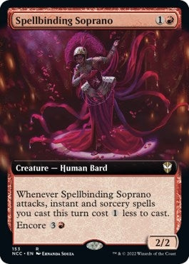 Spellbinding Soprano (Extended Art) (153) [NCC] - MTG Single