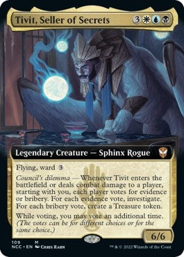 Tivit Seller of Secrets (Extended Art) (109) [NCC] - MTG Single