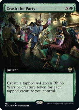 Crash the Party (Extended Art) (157) [NCC] - MTG Single
