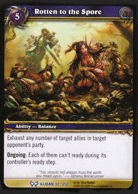 Rotten to the Spore - WoW Single